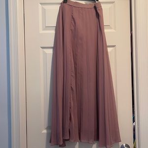 Dusty pink Maxi Skirt